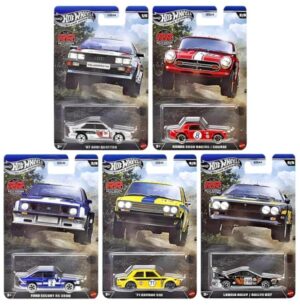 Hot Wheels Silver Series Rally Racers Coches de Rally Escala 1:64 Mattel