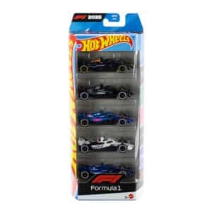 Hot Wheels Pack de 5 Coches de Fórmula 1