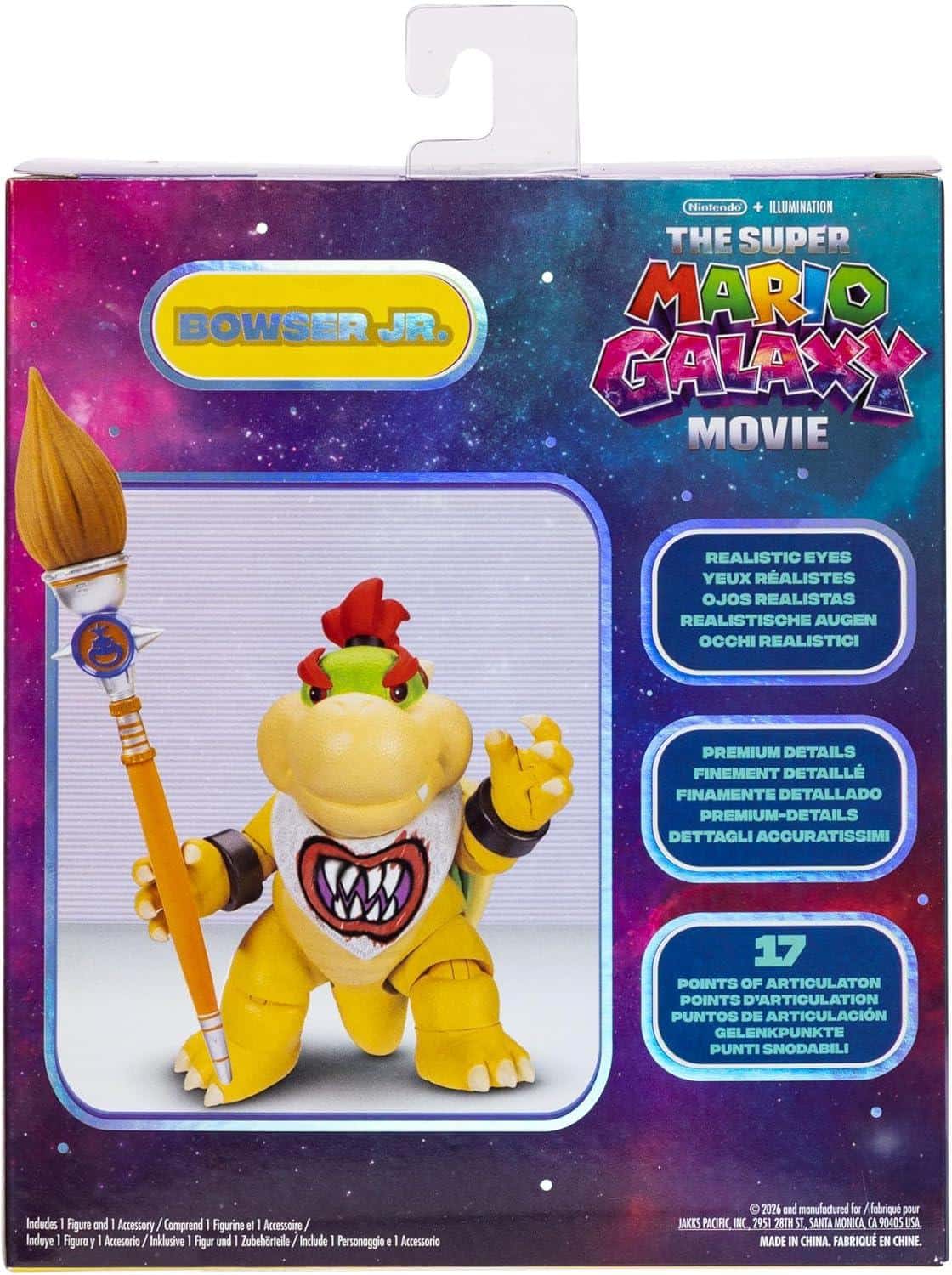 Super Mario Galaxy – Figura Bowser JR 13 cm - Imagen 4