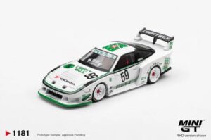 Mini GT Nissan LB-Super Silhouette 180SX Blanco 1:64 Coleccionable