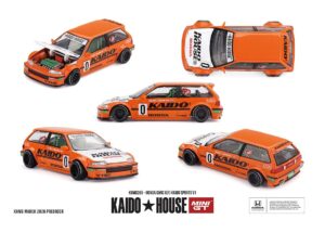Mini GT Kaido House Honda Civic EF Kaido Sports V1 KHMG265 1:64 Coleccionable