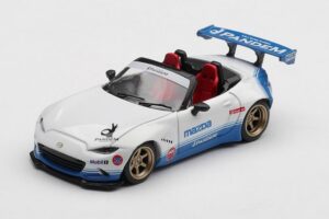 Coche en miniatura 1:64 Mazda MX-5 (ND) Miata Pandem IMSA 2025 Mini GT
