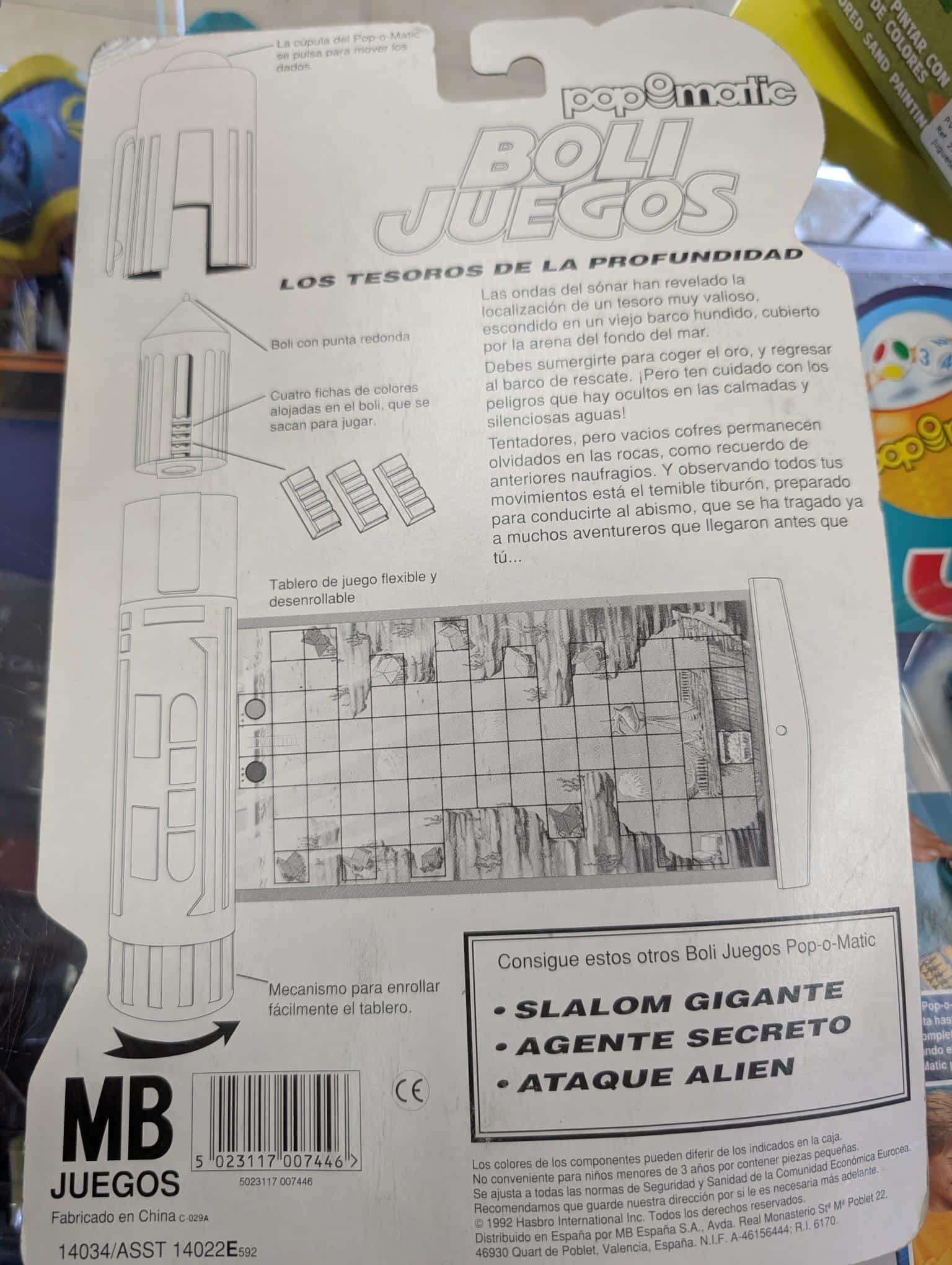 BOLI JUEGOS - LOS TESOROS DE LA PROFUNDIDAD DE 1992 - Imagen 2