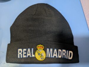 Gorro bordado Real Madrid