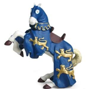 FIGURA CABALLO REY RICARDO AZUL ( PAPO )
