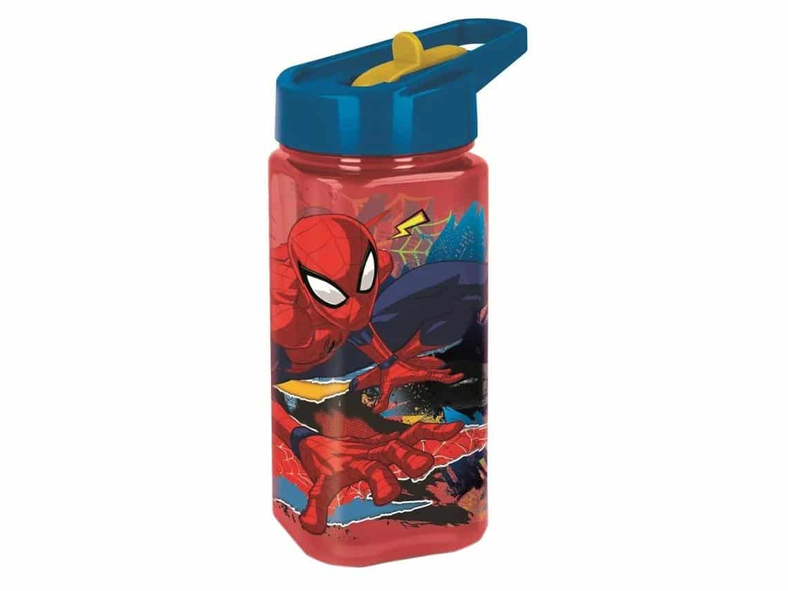 Botella Square 510 Ml Spiderman Moving Target