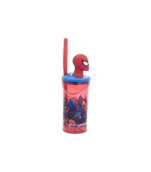 Vaso Figurita 3D 360 Ml Spiderman Moving Target