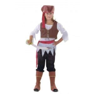 Disfraz pirata bucanera niña 7-9 años