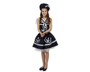 DISFRAZ DE MARINERA FALDA AZUL 5-6