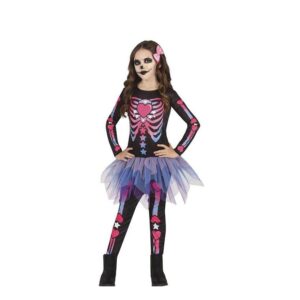 Disfraz Esqueleto Corazones Niña 7-9