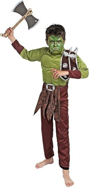 Disfraz Heroe Orco Verde 5-6