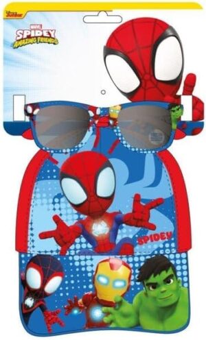 Gorra Set Gafas De Sol Spidey