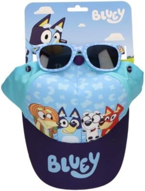 Gorra Set Gafas De Sol Bluey