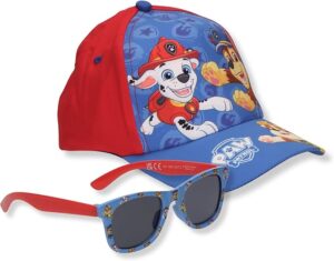 Gorra Set Gafas De Sol Paw Patrol