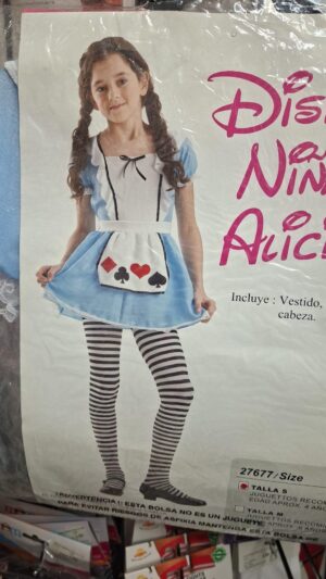 Disfraz Alicia Niña 4-6