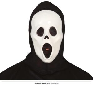 MASCARA ASESINO CON CAPUCHA, SCREAM  PVC