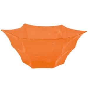 BANDEJA APERITIVOS NARANJA 30X14 CMS PLASTICO