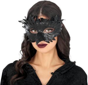 ANTIFAZ PLUMAS CON PICO NEGRO